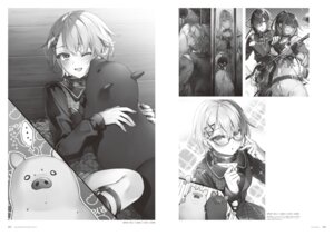 Rating: Questionable Score: 4 Tags: buta_(buta_no_liver_wa_kanetsu_shiro) buta_no_liver_wa_kanetsu_shiro ceres_(buta_no_liver_wa_kanetsu_shiro) dress megane monochrome toosaka_asagi weapon wet User: Anonymous