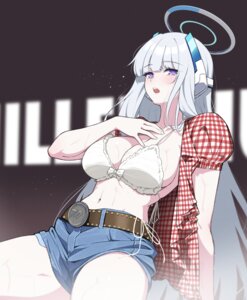 Rating: Questionable Score: 34 Tags: bikini blue_archive halo open_shirt reia_76 swimsuits ushio_noa wet User: FutureTribute