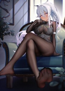 Rating: Questionable Score: 47 Tags: bodysuit feet girls_frontline nemesis radoremo see_through User: kuramamariko