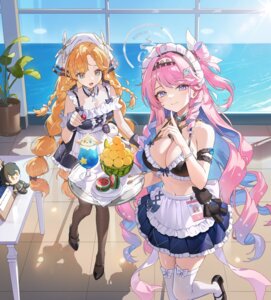 Rating: Questionable Score: 28 Tags: abby_(wuthering_waves) bikini_top chibi denia maid marinette pantyhose pointy_ears rover_(male) sigrika swimsuits thighhighs waitress wuthering_waves User: VigorousMMM