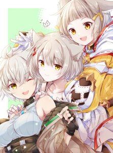 Rating: Safe Score: 11 Tags: animal_ears mio_(xenoblade_3) na'el_(xenoblade_3) nekomimi niyah ui_frara xenoblade_(series) xenoblade_2 xenoblade_3 User: himeno_nanako