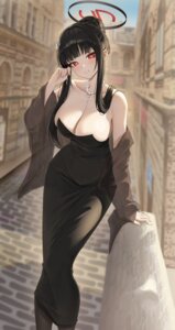 Rating: Questionable Score: 47 Tags: blue_archive dress halo mi_rong_abmiron no_bra see_through tsukatsuki_rio User: VigorousMMM
