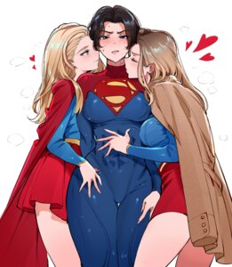 Rating: Questionable Score: 17 Tags: bodysuit dc_comics genderswap qiandaiyiyu supergirl_(character) superman wet yuri User: lacepanties