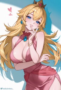princess peach toadstool from mario (series) by helloimtea