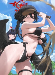 Rating: Questionable Score: 3 Tags: angel bikini blue_archive garter hanekawa_hasumi hood_(james_x) megane nakamasa_ichika swimsuits wings User: BattlequeenYume