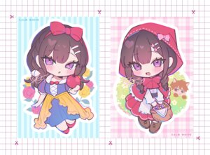 Rating: Safe Score: 6 Tags: chibi cosplay dress fairy_tale little_red_riding_hood little_red_riding_hood_(character) mashiro_shirako ootsuka_miyako snow_white User: himeno_nanako