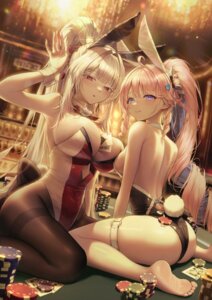 Rating: Questionable Score: 63 Tags: animal_ears bagya bunny_ears bunny_girl denia garter hiyuki no_bra pantyhose tail wuthering_waves User: charunetra