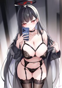 Rating: Questionable Score: 126 Tags: blue_archive bra dreamcatcher garter_belt halo lingerie open_shirt pantsu selfie stockings thighhighs tsukatsuki_rio undressing User: Anonymous