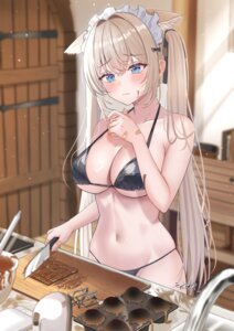 Rating: Questionable Score: 19 Tags: animal_ears bandaid bikini cream maid nekomimi niboshi_(nibosisuzu) swimsuits valentine User: Anonymous