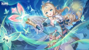 dress genshin_impact no_bra