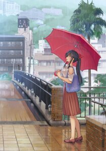 hattori_mitsuru heels kinme_wakana kirei_ni_shite_moraemasu_ka. umbrella