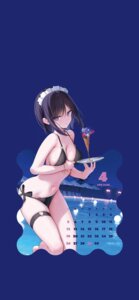 Rating: Questionable Score: 29 Tags: bikini calendar garter jpeg_artifacts maid mignon sarah_(mignon) swimsuits waitress User: hrbzz