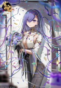 cynthia_(majsoul) inamori_ryuusa majsoul no_bra