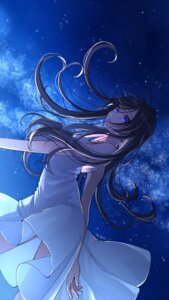 chaki_aiha dress see_through skirt_lift summer_dress