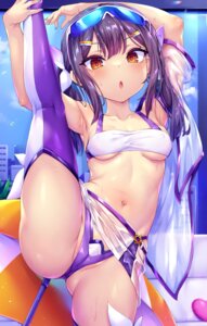 Rating: Questionable Score: 22 Tags: bikini cameltoe erect_nipples fate/kaleid_liner_prisma_illya fate/stay_night loli megane miyu_edelfelt see_through skirt_lift swimsuits thighhighs thong toraishi_666 wet User: kuramamariko