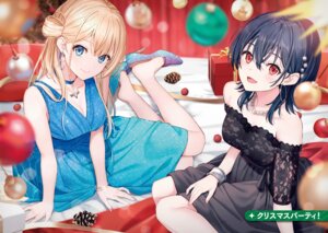 Rating: Safe Score: 34 Tags: amami_yuu asanagi_umi christmas class_de_2-banme_ni_kawaii_onnanoko_to_tomodachi_ni_natta cleavage dress heels hyuuga_azuri no_bra see_through User: VigorousMMM