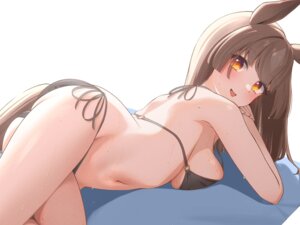 Rating: Questionable Score: 30 Tags: animal_ears bikini ponta_(1859ysmssstsp) satono_diamond_(umamusume) swimsuits tail uma_musume_pretty_derby wet User: dexter88