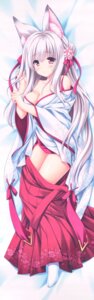Rating: Questionable Score: 11 Tags: animal_ears candy_violet dakimakura lump_of_sugar miko moekibara_fumitake no_bra open_shirt raw_scan rurizakura sakura_(rurizakura) User: k25c2yf