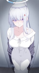 Rating: Safe Score: 45 Tags: blue_archive halo no_bra pajama reia_76 ushio_noa User: FutureTribute