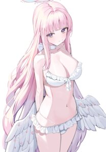 angel bikini blue_archive misono_mika nephthys2356 swimsuits wings