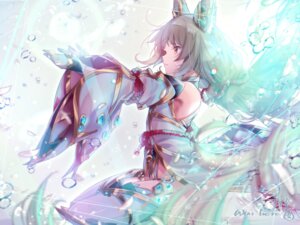 animal_ears leotard niyah thighhighs ui_frara xenoblade_(series) xenoblade_2