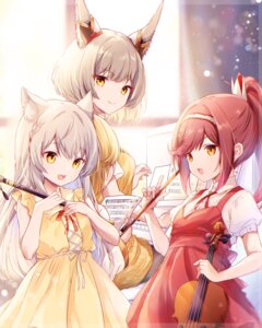 Rating: Safe Score: 13 Tags: animal_ears dress kagiroi_(xenoblade_3) mio_(xenoblade_3) nekomimi niyah pantyhose ui_frara xenoblade_(series) xenoblade_3 User: himeno_nanako