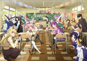 andou_mahoro animal_ears arakawa_under_the_bridge araragi_koyomi arashiyama_sayoko assault_lily assault_lily_bouquet bishounen_tanteidan crossover ef_~a_fairytale_of_the_two~ ef_~a_tale_of_memories~ fate/extra_last_encore gym_uniform hazuki hidamari_sketch hitotsuyanagi_riri itoshiki_nozomu japanese_clothes kaname_madoka kirisaki_chitoge kiriyama_rei kishinami_hakuno_(male) kusagakure_satoko mahoromatic mahou_sensei_negima mahou_shoujo_madoka_magica maid maria_holic megane monogatari_(series) natsu_no_arashi! negi_springfield nekomimi ninja_to_koroshiya_no_futarigurashi nino_(arakawa) nisekoi oshino_shinobu pani_poni_dash rebecca_miyamoto sangatsu_no_lion sayonara_zetsubou_sensei seifuku senjougahara_hitagi shidou_mariya shindou_chihiro thighhighs tsukuyomi_moon_phase watanabe_akio yuno