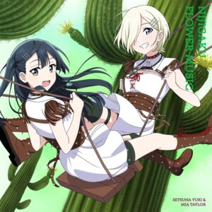 disc_cover garter love_live!_(series) love_live!_nijigasaki_gakuen_school_idol_doukoukai mia_taylor tagme thighhighs yuuki_setsuna