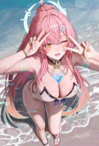 Rating: Questionable Score: 49 Tags: aemeath garter ruzhai swimsuits tattoo wet wuthering_waves User: lacepanties