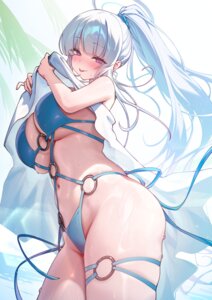 Rating: Questionable Score: 50 Tags: bikini blue_archive dress garter halo skirt_lift summer_dress swimsuits undressing ushio_noa wet yampa User: VigorousMMM