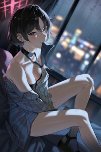 Rating: Questionable Score: 17 Tags: bikini_top blue_archive dong_(art_woodong) dress_shirt halo imashino_misaki open_shirt swimsuits User: VigorousMMM