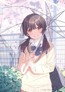 Rating: Safe Score: 20 Tags: hechima seifuku sweater umbrella User: himeno_nanako