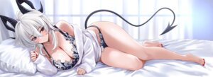 Rating: Questionable Score: 53 Tags: bra dakimakura horns lingerie m_(1n910) pantsu sweater tail wuthering_waves zani User: Anonymous