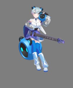 animal_ears bang_dream! bang_dream!_mugendai_mewtype guitar minetsuki_ritsu see_through tagme thighhighs transparent_webp uniform