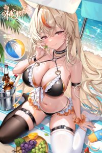 Rating: Questionable Score: 1 Tags: animal_ears bikini garter indie_virtual_youtuber kitsune swimsuits thighhighs yuuichi_yuiko User: VigorousMMM