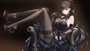 Rating: Questionable Score: 76 Tags: blue_archive cream dress halo heels merufena no_bra pantsu pantyhose see_through skirt_lift thong tsukatsuki_rio User: Arsy