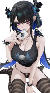 Rating: Questionable Score: 50 Tags: hololive hololive_english horns nerissa_ravencroft oikomia pantsu thighhighs User: lacepanties