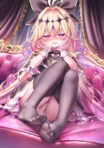 Rating: Questionable Score: 154 Tags: chen_bin feet meitantei_precure! moria_luluka pantsu precure see_through skirt_lift thighhighs uniform User: hln
