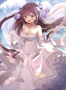 Rating: Questionable Score: 3 Tags: dress momoshiro_amano no_bra skirt_lift wedding_dress User: drop