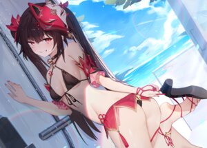 ass bikini e_buki heels honkai:_star_rail sparkle swimsuits tattoo thong
