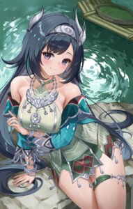 Rating: Questionable Score: 28 Tags: asian_clothes garter genshin_impact lan_yan lunacle no_bra User: Arsy