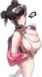 Rating: Questionable Score: 45 Tags: bra buruma goddess_of_victory:_nikke gym_uniform jindogod megane open_shirt see_through sora_(nikke) wet User: VigorousMMM