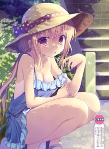 dress nanao_naru no_bra skirt_lift summer_dress tan_lines