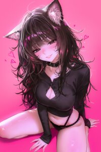 Rating: Questionable Score: 65 Tags: animal_ears cleavage lingerie nekomimi nixeu open_shirt pantsu User: lacepanties