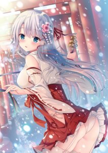 Rating: Questionable Score: 28 Tags: digital_version miko pantsu sarashi skirt_lift stockings string_panties thighhighs twinbox twinbox_(circle) twinbox_gakuen wardrobe_malfunction User: Arsy