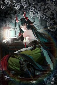 Rating: Safe Score: 28 Tags: arknights arknights:_endfield asian_clothes heels horns no_bra pointy_ears ressec tail zhuang_fangyi_(arknights) User: VigorousMMM