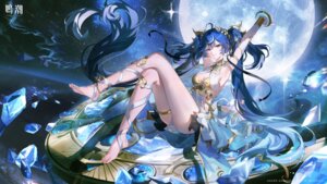 dress garter iuno no_bra skirt_lift tagme tattoo wallpaper wuthering_waves