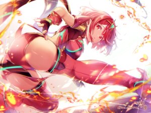Rating: Safe Score: 4 Tags: ass homura_(xenoblade_2) leotard thighhighs ui_frara xenoblade_(series) xenoblade_2 User: himeno_nanako