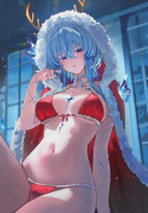 bikini horns ru_zhai shorekeeper swimsuits thong wuthering_waves