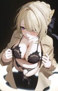 Rating: Questionable Score: 81 Tags: bra evelyn_chevalier kkuni lingerie open_shirt pantsu stockings thighhighs undressing zenless_zone_zero User: VigorousMMM